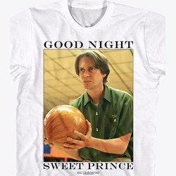 Good Night Sweet Prince Big Lebowski Bowling T-Shirt